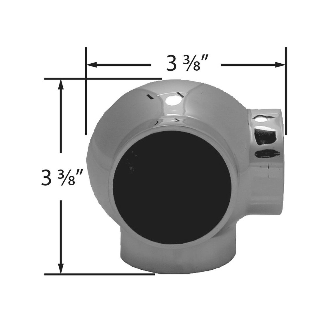 Side Outlet Elbow Ball Fitting For Railing