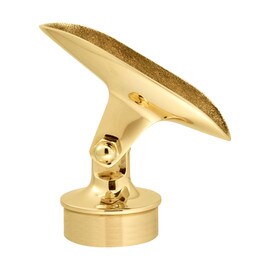 2in Dia | Polished Brass Finish | Adjustable Saddle