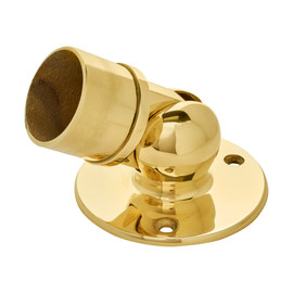 2in Dia x 2-15/16in H | Polished Brass Finish | Flange