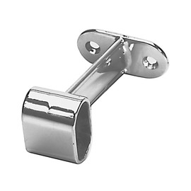 Chrome Wall Bracket for Oval Tubing (Right Side)