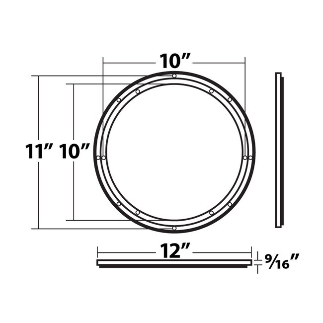 12" Diameter Aluminum Low Noise Lazy Susan
