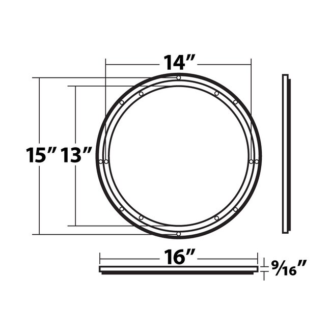 16" Diameter Aluminum Low Noise Lazy Susan