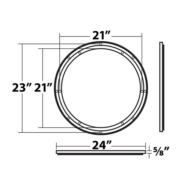 24" Diameter Aluminum Low Noise Lazy Susan