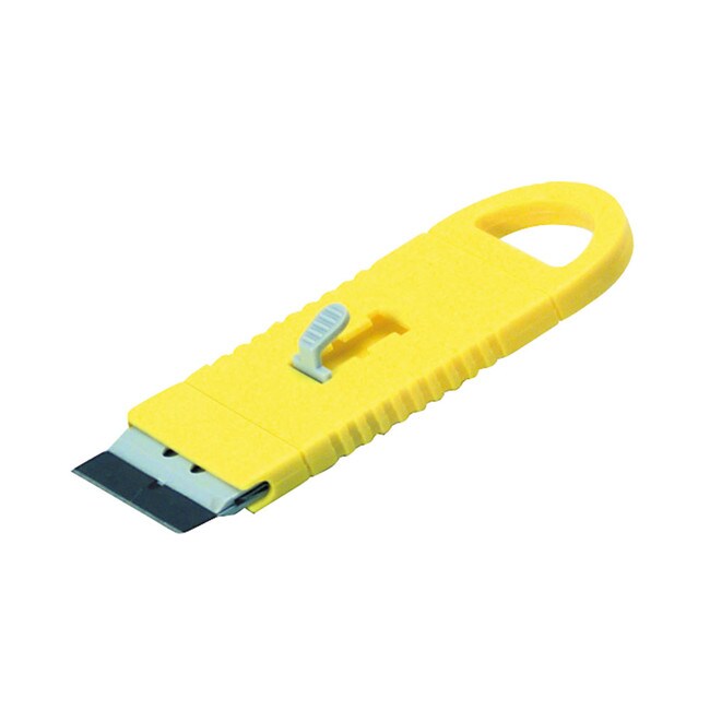Yellow Plastic Razor Blade Scraper