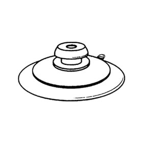 Suction Cup with Mushroom Head