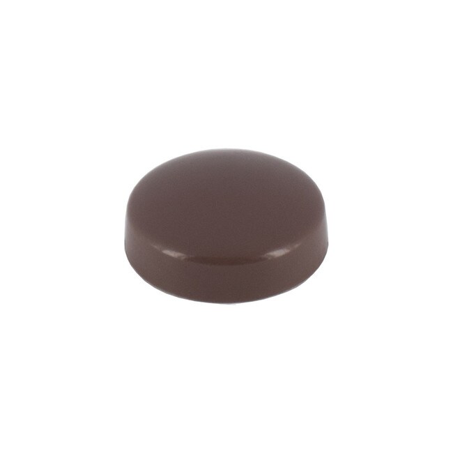 .700" Diameter Brown Polypropylene Pop-On Screw Cover