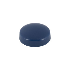 .700" Diameter Dark Blue Polypropylene Pop-On Screw Cover