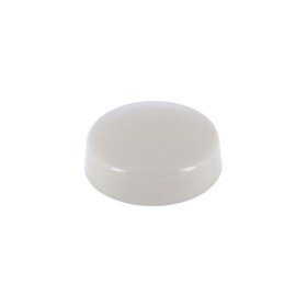 .700" Diameter Light Gray Polypropylene Pop-On Screw Cover