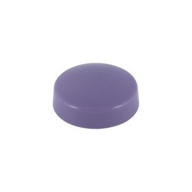 .700" Diameter Purple Polypropylene Pop-On Screw Cover