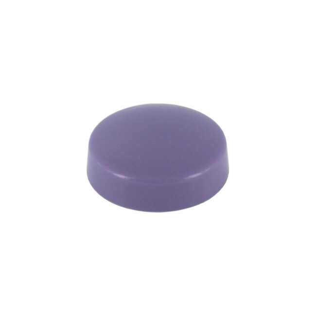.700" Diameter Purple Polypropylene Pop-On Screw Cover