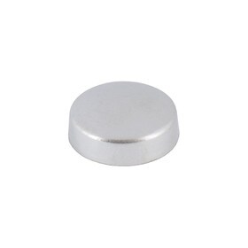 .700" Satin Chrome Finish Polypropylene Pop-On Screw Cover