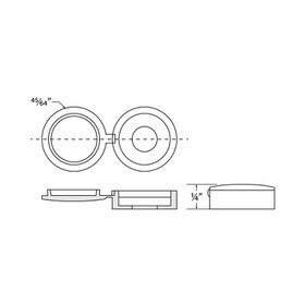 Polypropylene Hinged Screw Cover Cap