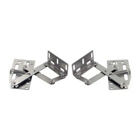 Bright Nickel Finish Steel | Tip Out Tray | Scissor Hinge | SCHIN-761 Series