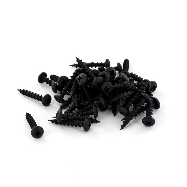 #8 x 3/4" Black Phillips Drive Pan Head Screw