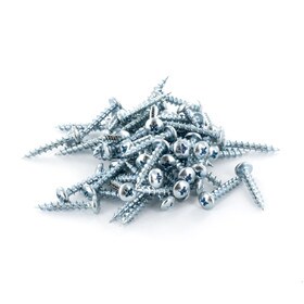 #10 x 1" Zinc Finish Phillips Drive Pan Head Screw