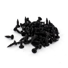 #10 x 3/4" Black Phillips Drive Flat Head Screw