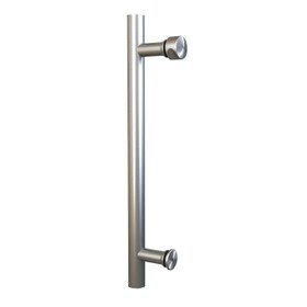 15-3/4in H x 1in Dia | 304 Stainless Steel Finish | Hollow Iron Pull