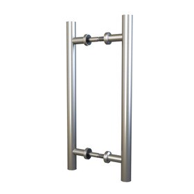 15-3/4in H x 1in Dia | 304 Stainless Steel Finish | Hollow Iron Pulls