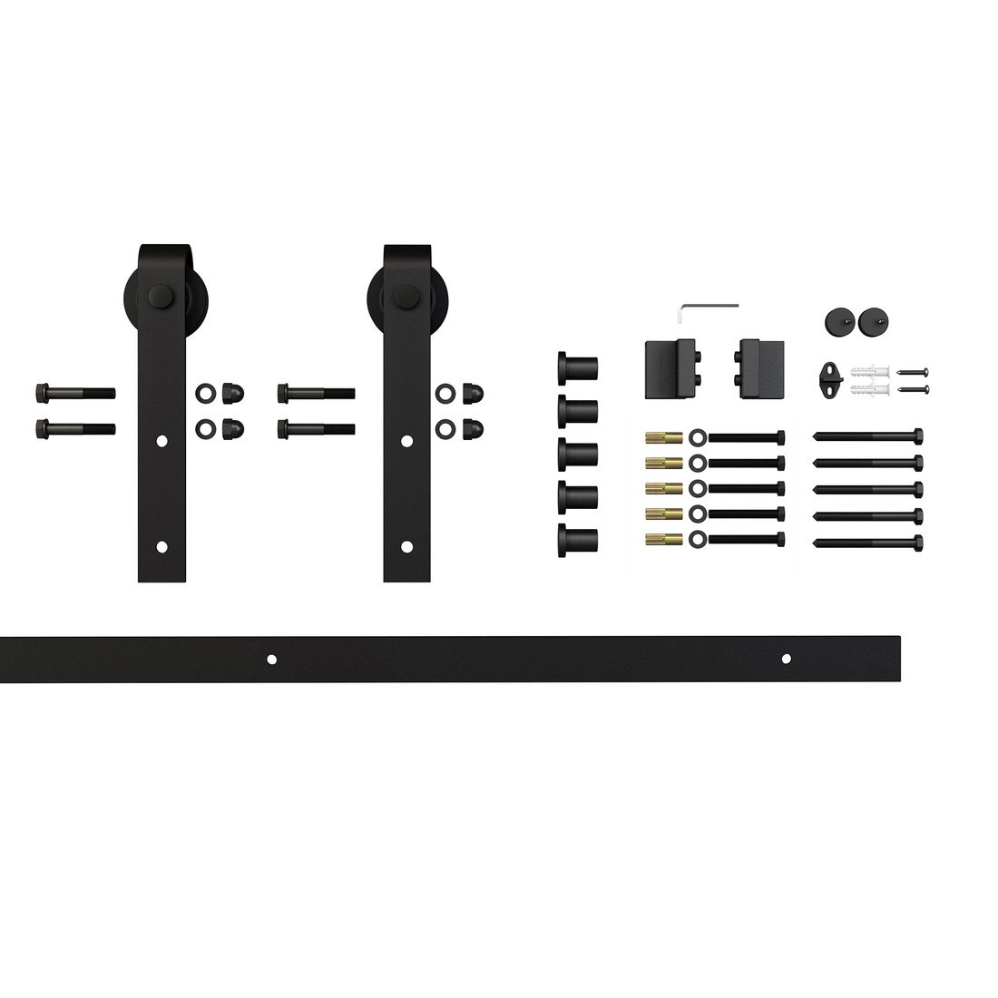 Sliding Barn Door Hardware Kits for Single Wood Doors