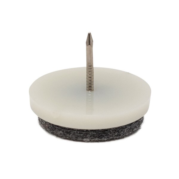 White Light Duty | Felt Bottom Nail-On Glide