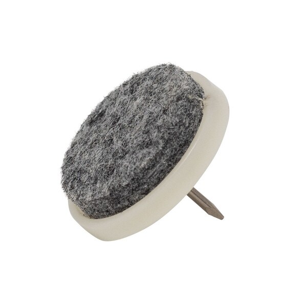 White Light Duty | Felt Bottom Nail-On Glide