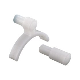White | 2 Piece Shelf Lock System for 32mm Shelving | SH-103113 Series