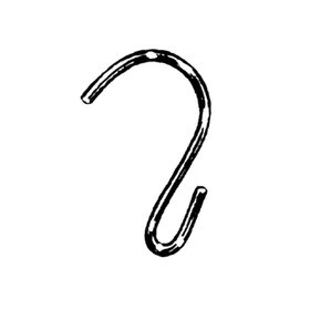 1 3/4" Open Ended Steel S Hook