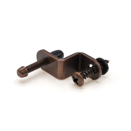 3/8in Bronze Finish | Metal Panel and Glass Retainer Clip | SH-302 Series