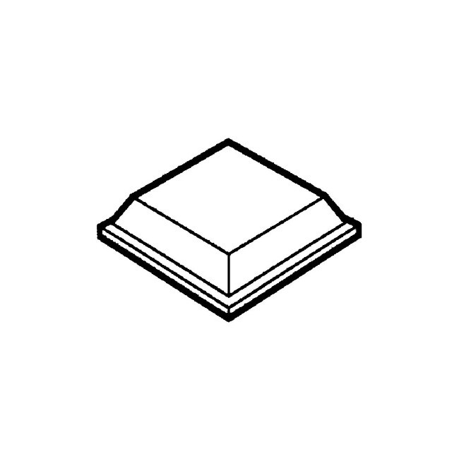 .12in H x .50in W | Tapered Square 3M Bumpon