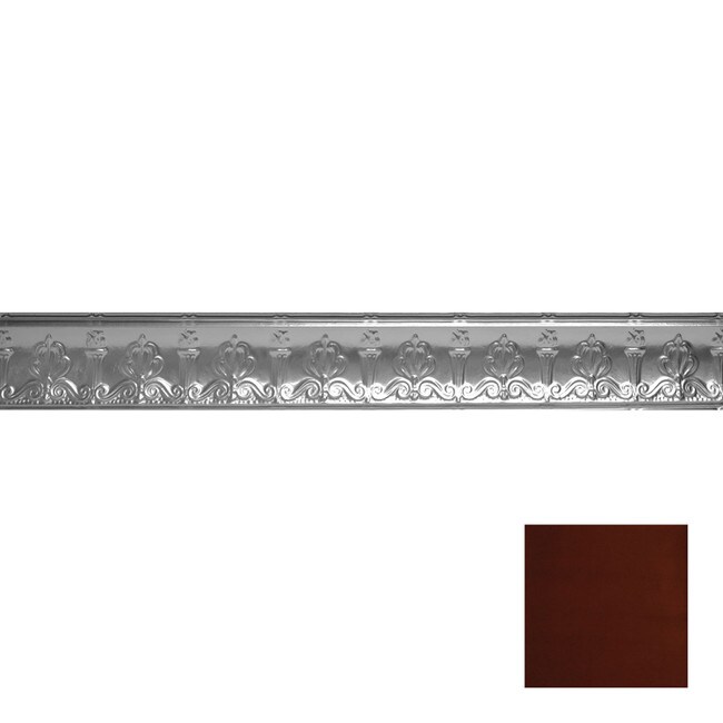 Tin Plated Stamped Steel Cornice | 4in H x 4in Proj | 4ft Long | SM-705 Series