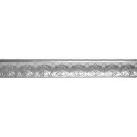Tin Plated Stamped Steel Cornice | 4in H x 4in Proj | 4ft Long | SM-705 Series