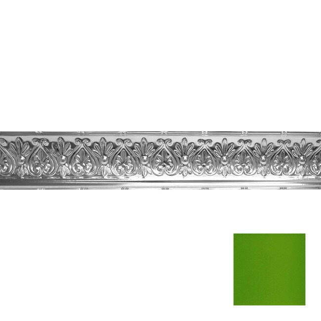 Tin Plated Stamped Steel Cornice | 4ft Long