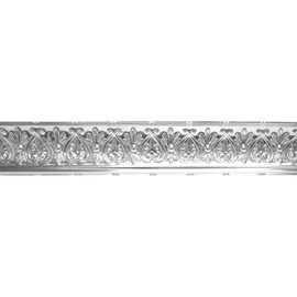Tin Plated Stamped Steel Cornice | 4ft Long