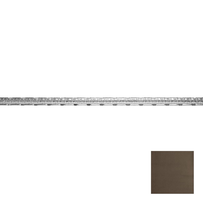 Tin Plated Stamped Steel Cornice | 1-1/2in H x 1-1/2in Proj | 4ft Long