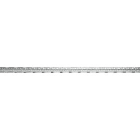 Tin Plated Stamped Steel Cornice | 1-1/2in H x 1-1/2in Proj | 4ft Long
