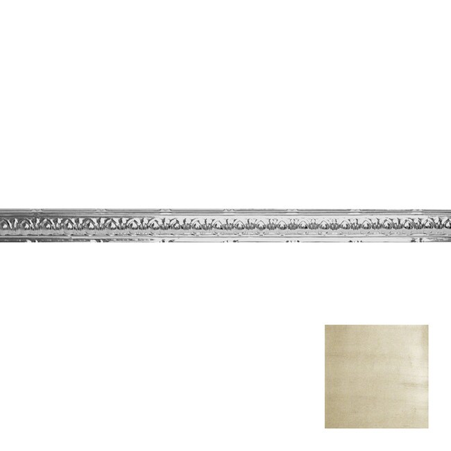 Tin Plated Stamped Steel Cornice | 2-1/2in H x 2-1/2in Proj | 4ft Long | SM-803 Series