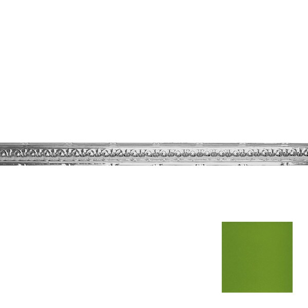 Tin Plated Stamped Steel Cornice | 2-1/2in H x 2-1/2in Proj | 4ft Long | SM-803 Series
