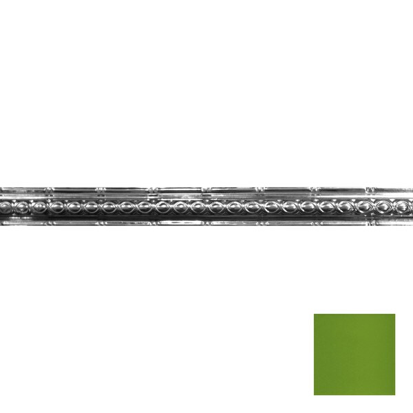 Tin Plated Stamped Steel Cornice | 2-1/2in H x 2-1/2in Proj | 4ft Long | SM-903 Series