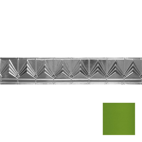 Tin Plated Stamped Steel Cornice | 6in H x 6in Proj | 4ft Long | SM-904 Series