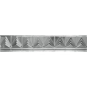 Tin Plated Stamped Steel Cornice | 6in H x 6in Proj | 4ft Long | SM-904 Series