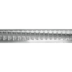 Tin Plated Stamped Steel Cornice | 6in H x 6in Proj | 4ft Long | SM-906 Series
