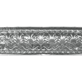 Tin Plated Stamped Steel Cornice | 10-1/2in H x 10-1/2in Proj | 4ft Long