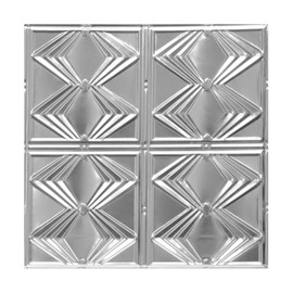 Tin Plated Stamped Steel Ceiling Tile | 2ft Sq | SM-303 Series