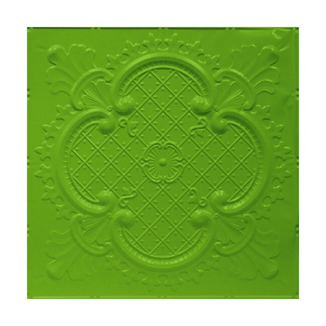 Tin Plated Stamped Steel Ceiling Tile | 2ft Sq | SM-500 Series