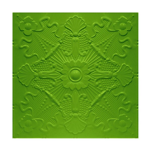 Tin Plated Stamped Steel Ceiling Tile | 2ft Sq | SM-501 Series