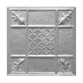 Tin Plated Stamped Steel Ceiling Tile | 2ft Sq | SM-523 Series