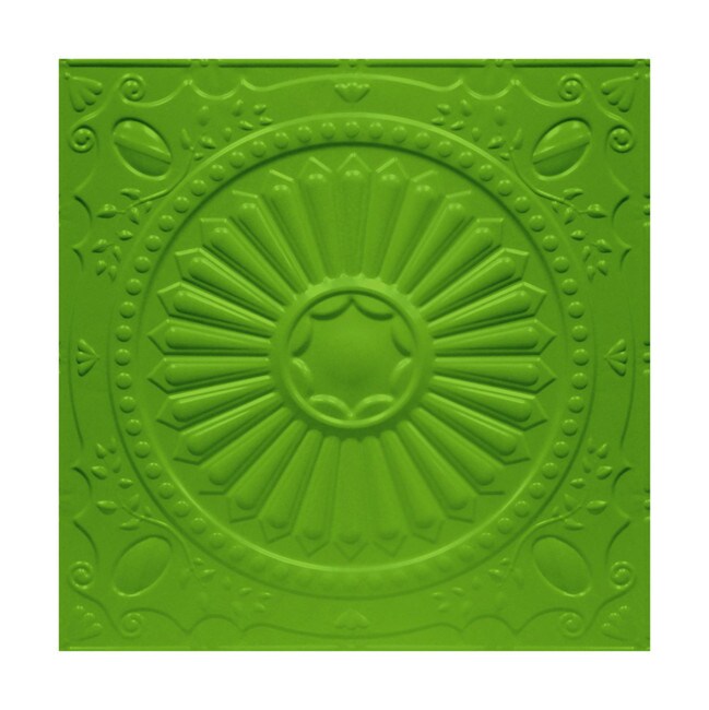 Tin Plated Stamped Steel Ceiling Tile | 2ft Sq | SM-525 Series