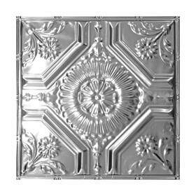 Tin Plated Stamped Steel Ceiling Tile | 2ft Sq | SM-536 Series