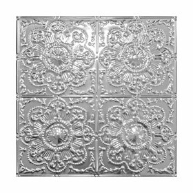 Tin Plated Stamped Steel Ceiling Tile | 2ft Sq | SM-540 Series