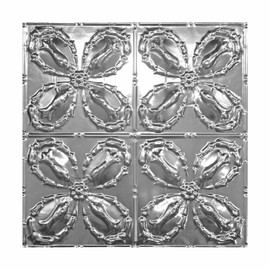 Tin Plated Stamped Steel Ceiling Tile | 2ft Sq | SM-547 Series